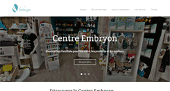 Desktop Screenshot of centre-embryon.com